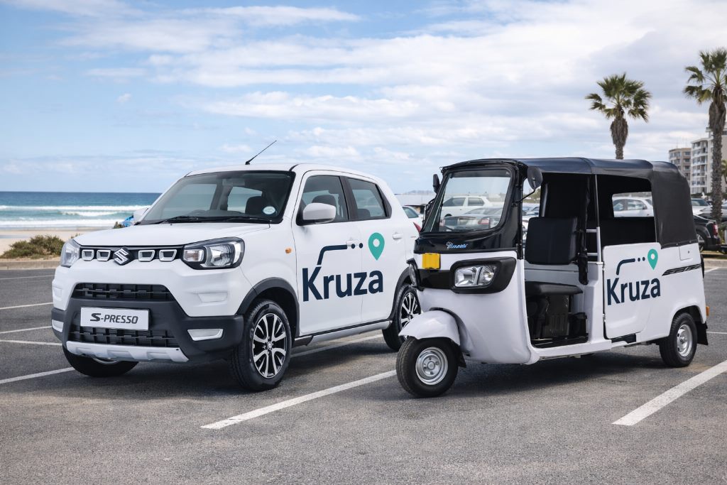 Kruza branded car and tuk-tuk